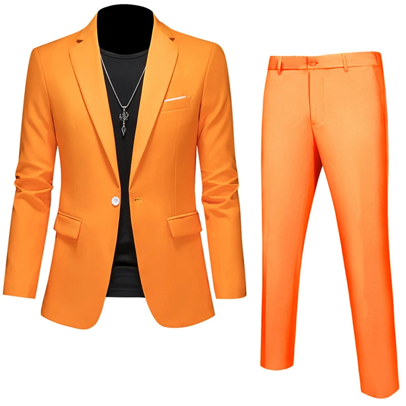 Ternos Monocromáticos Slim Fit