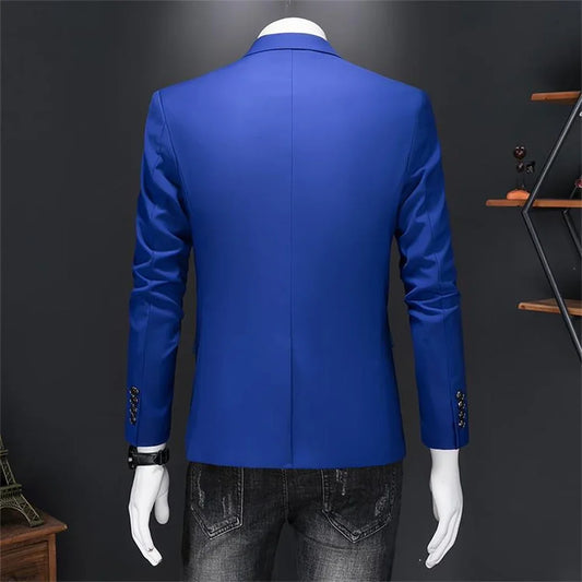 Blazer casual de negócios masculino de alta qualidade
