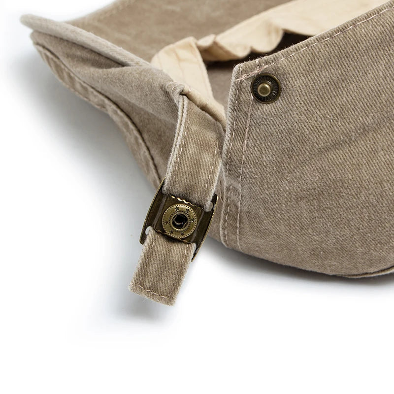 Boina de algodão vintage masculina e feminina
