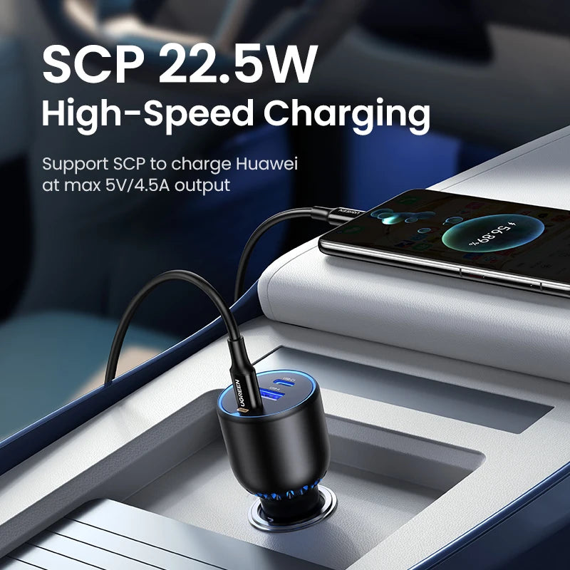 Carregador de carro UGREEN-USB C