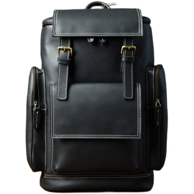 Mochila de couro Crazy Horse