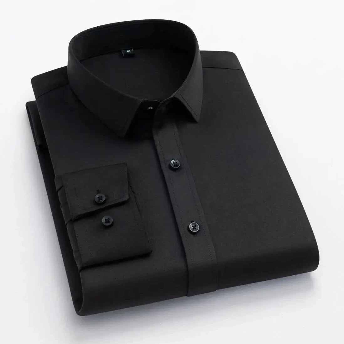 Camisa elástica de manga comprida