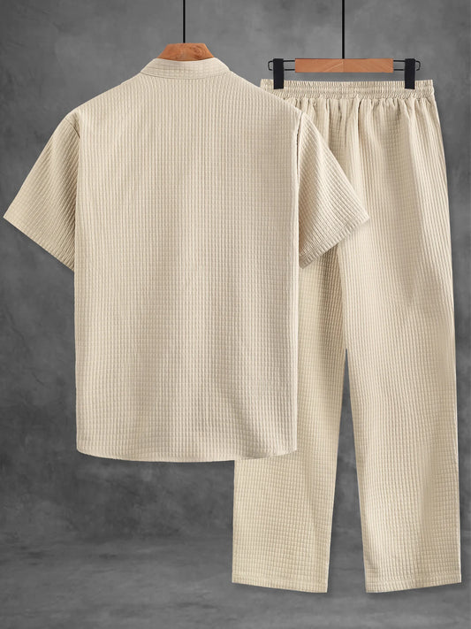 Conjunto Masculino Cáqui com Calças
