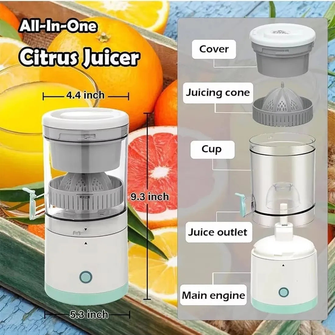 Espremedor de frutas totalmente automático