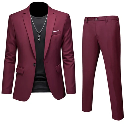 Ternos Monocromáticos Slim Fit