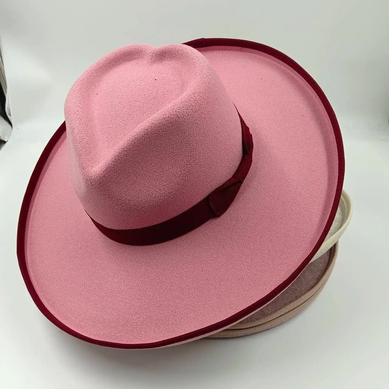 Chapéu Fedora de feltro elástico jazz