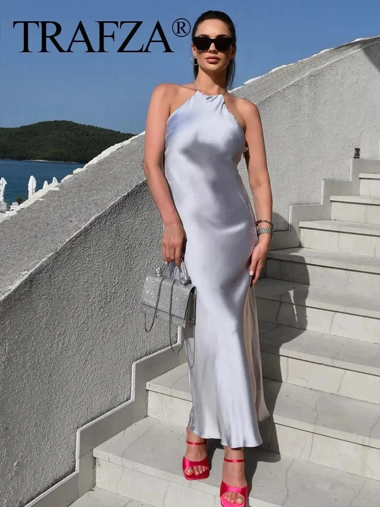 Vestido Sexy de Cetim