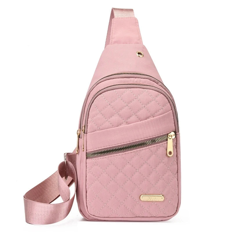 Bolsa tiracolo acolchoada
