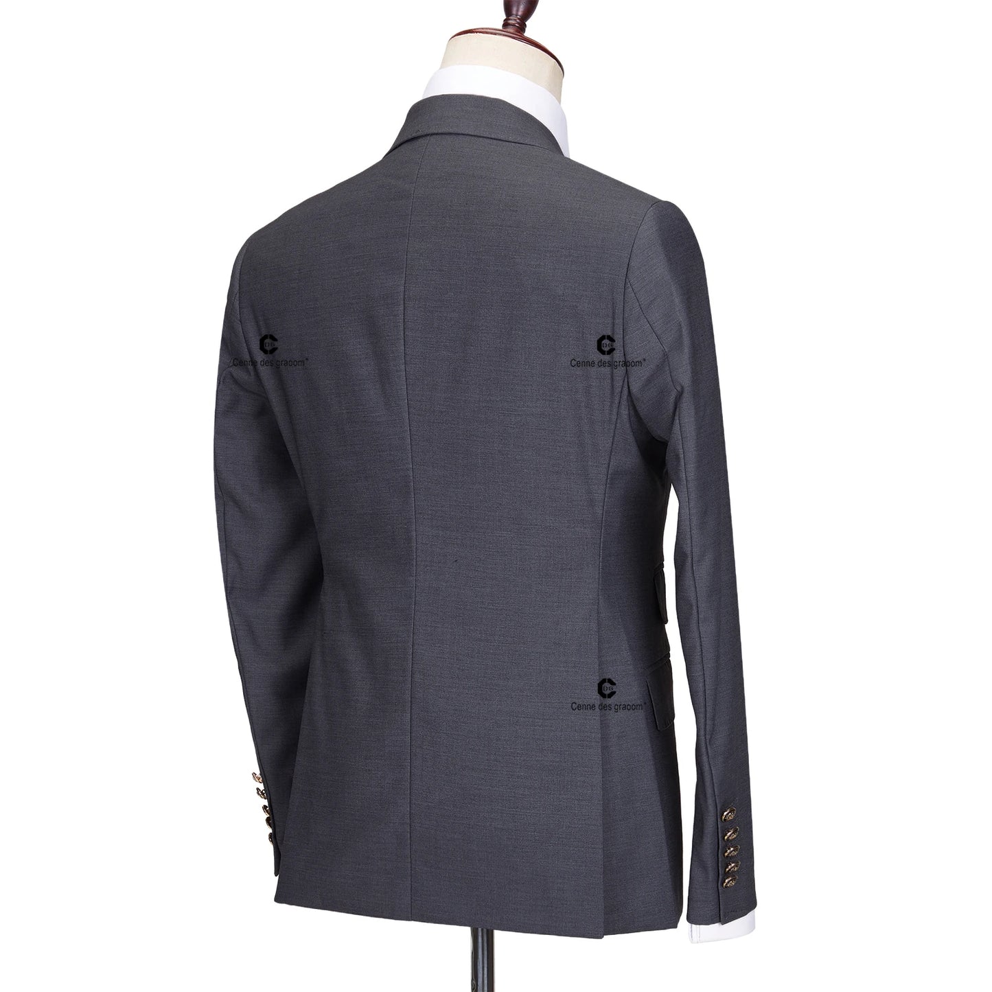 Ternos elegante double breasted slim fit