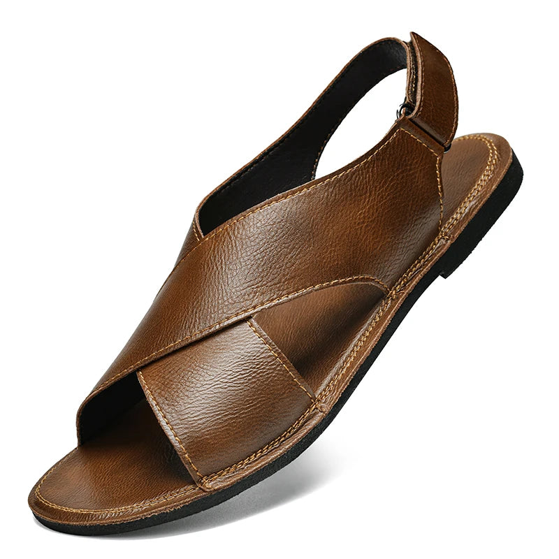 Mocassins de couro genuíno