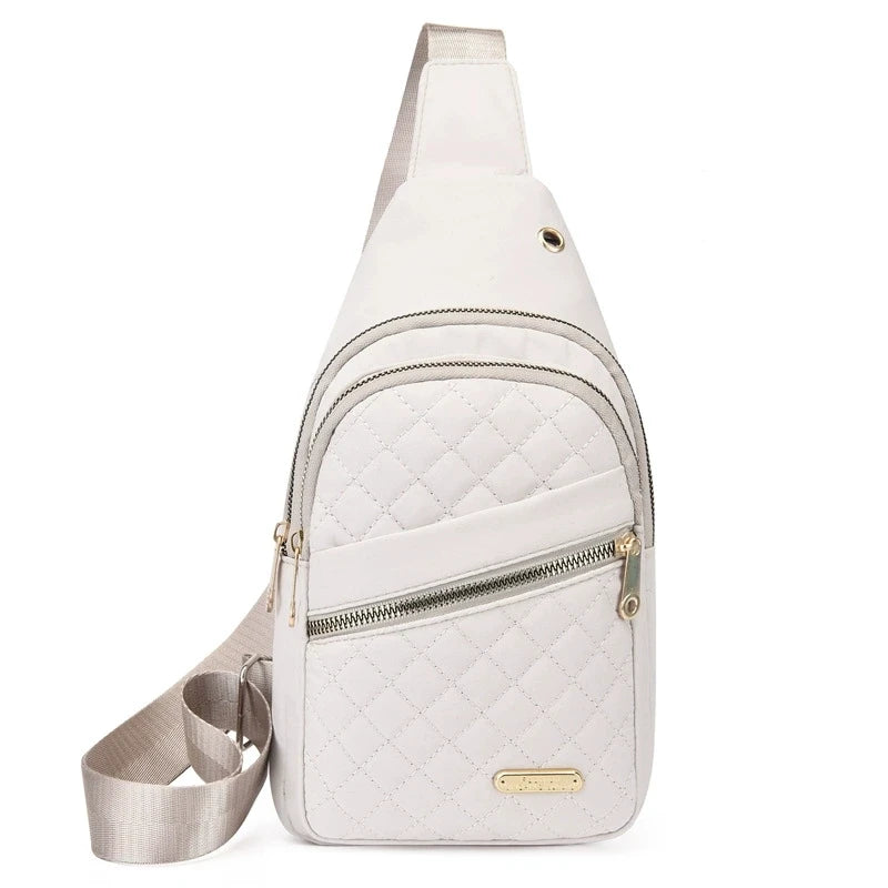 Bolsa tiracolo acolchoada