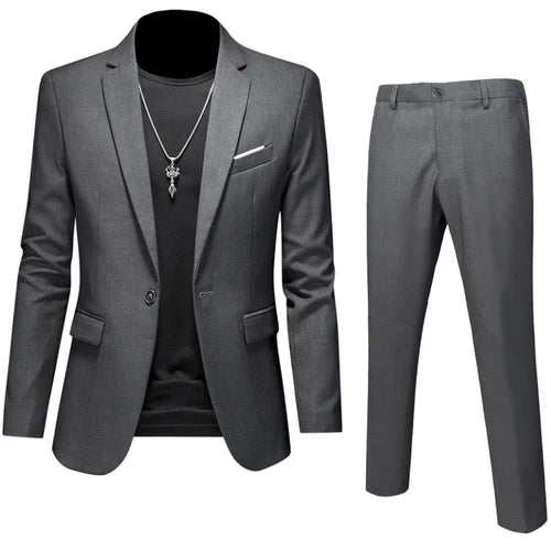 Ternos Monocromáticos Slim Fit