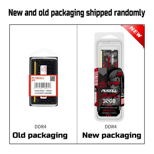 Memória Ram DDR4, DDR3 para portátil