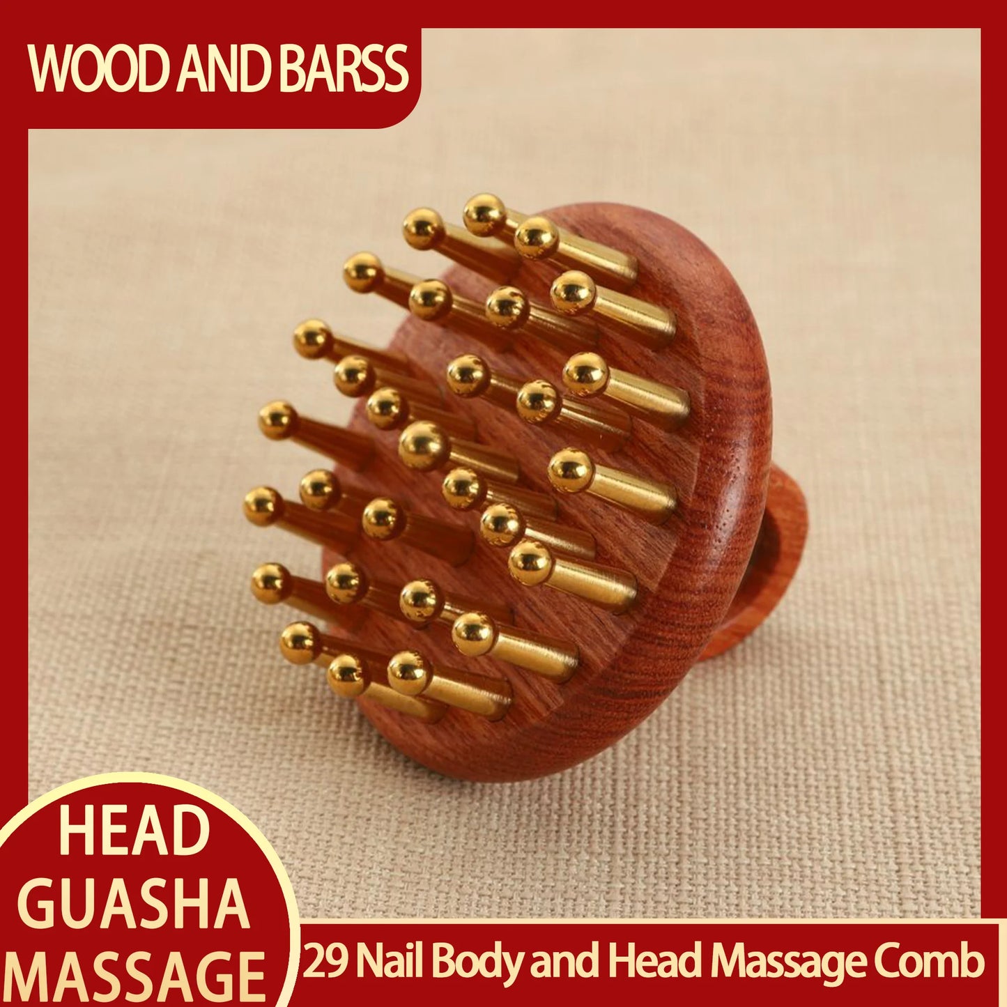 Ferramenta massageadora facial Guasha Varinha Kansa