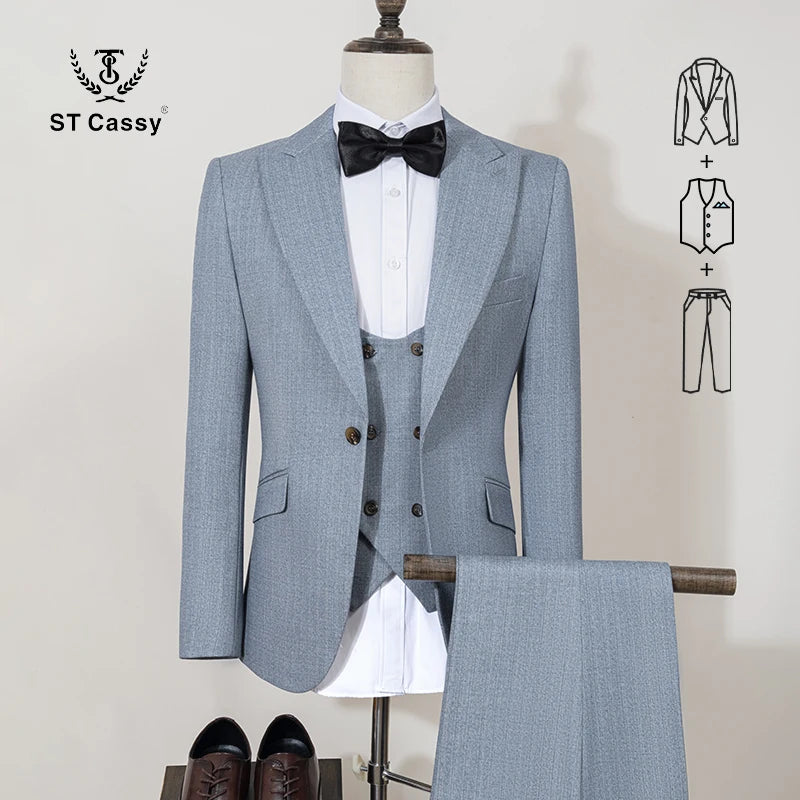 Terno de alta qualidade slim fit