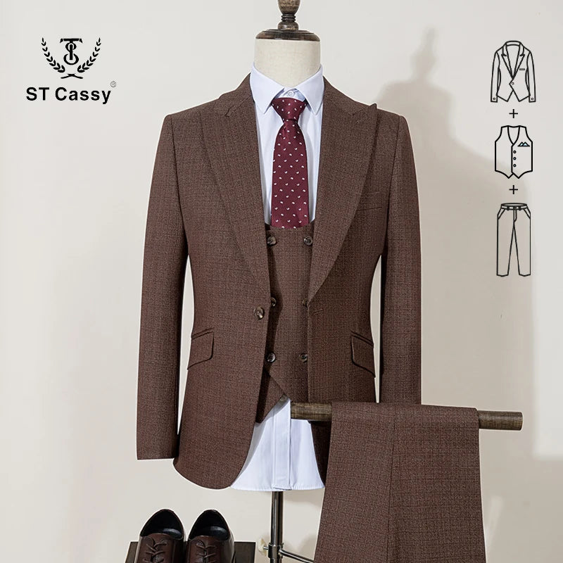 Terno de alta qualidade slim fit