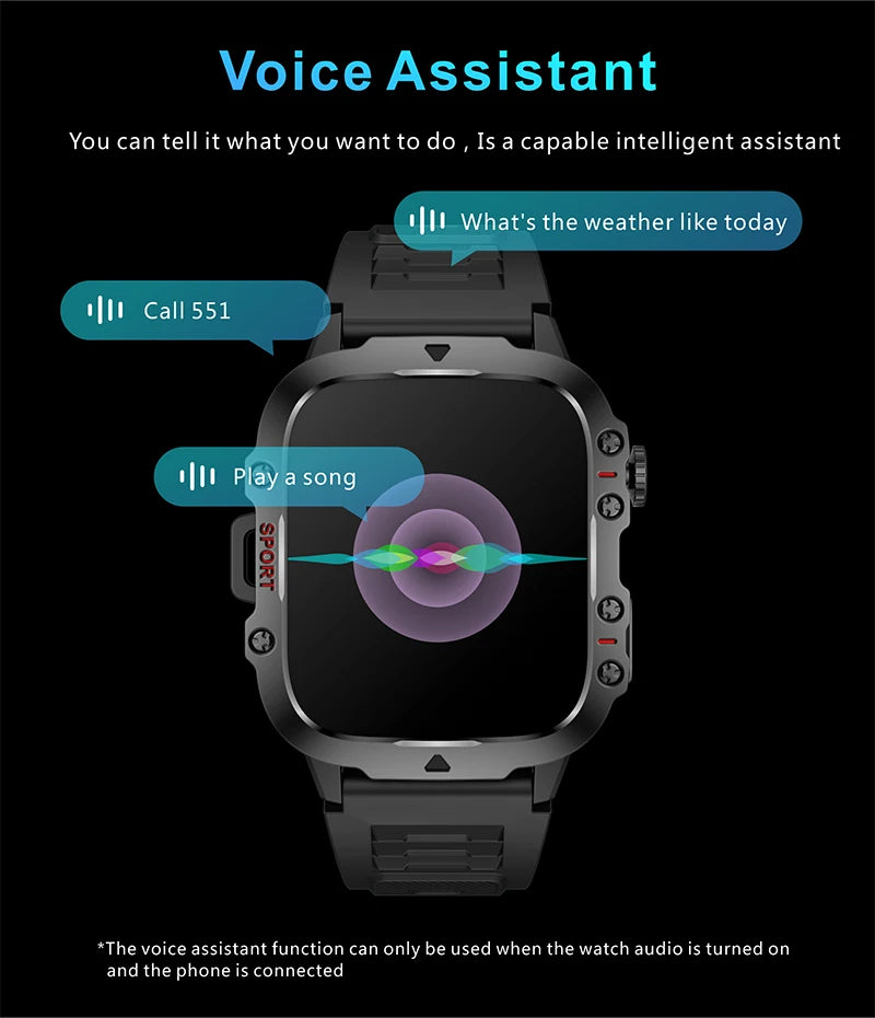 Smart Watch Abay Militar 2024.
