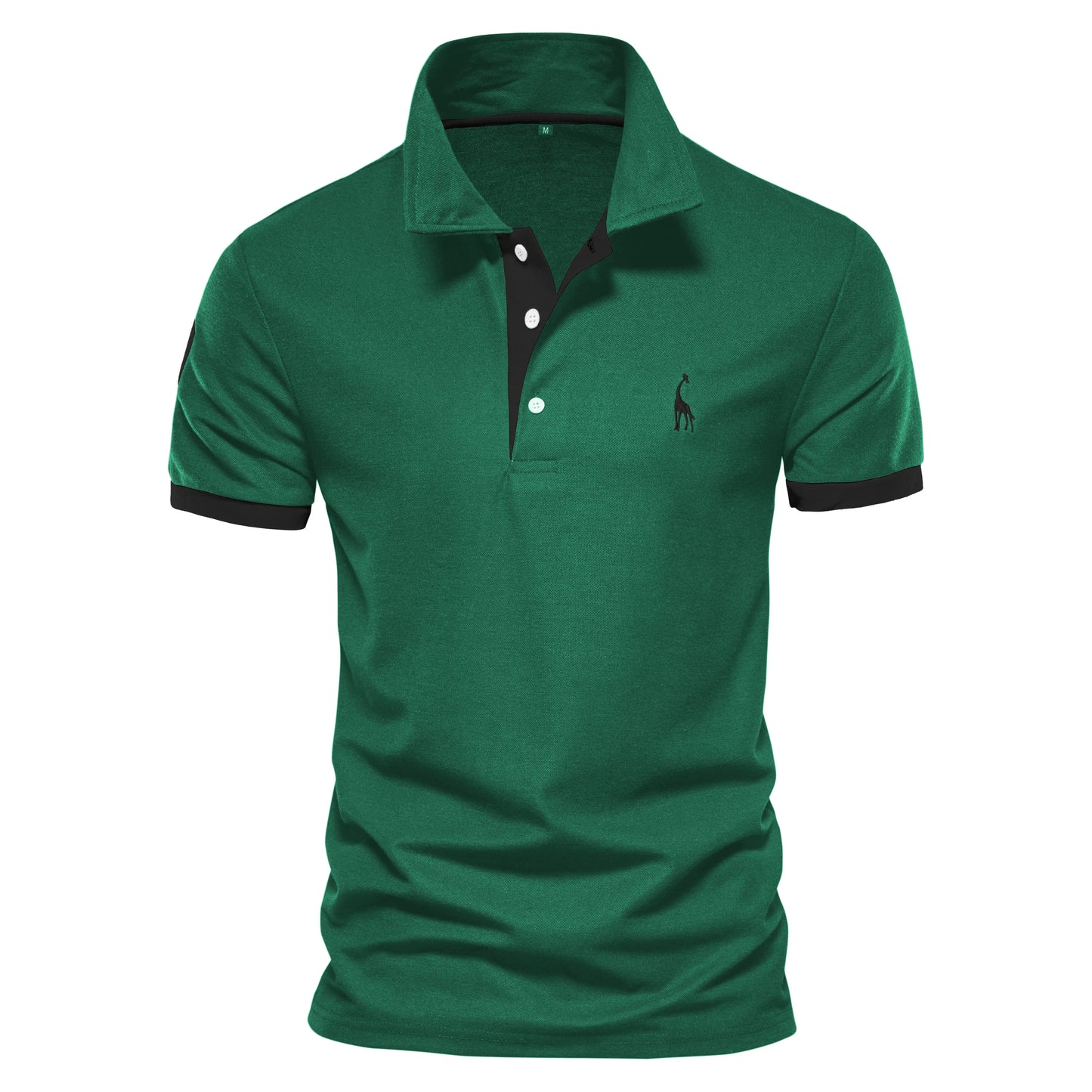 Polo girafa camisa bordado