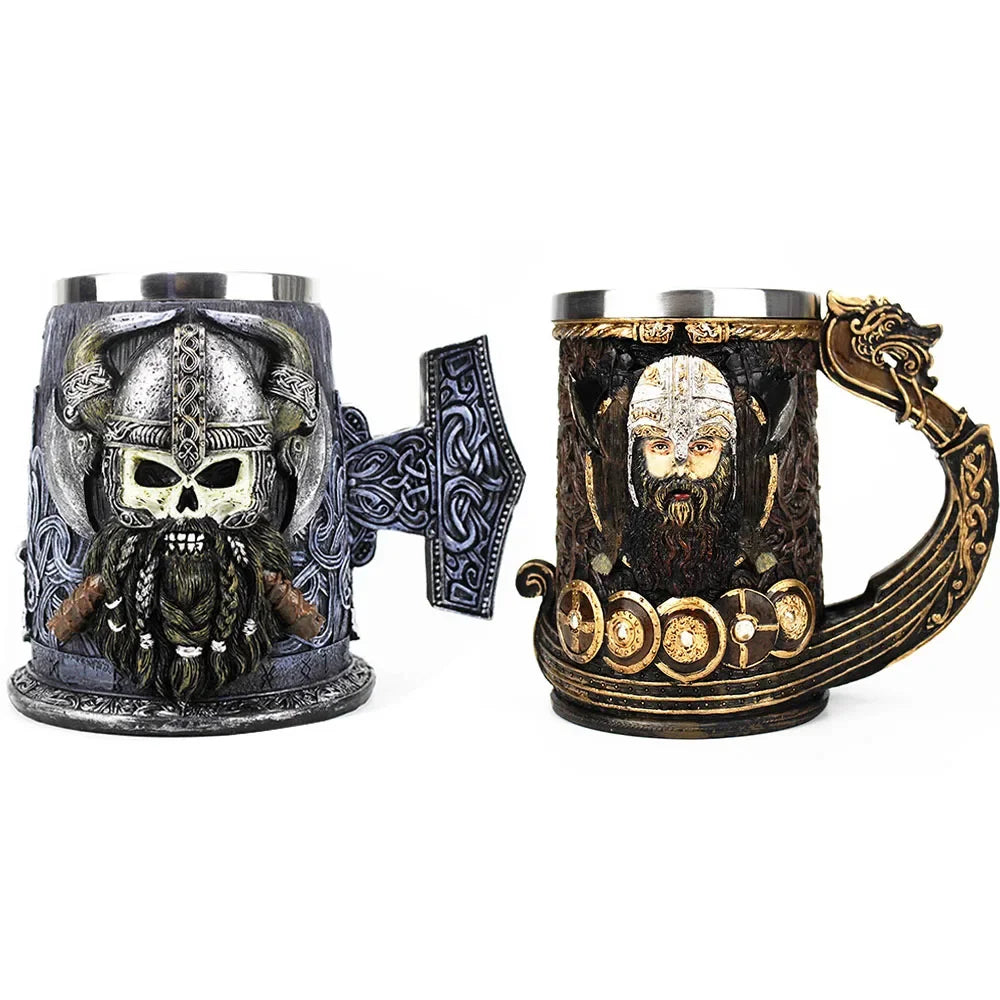 Caneca de aço inoxidável Viking