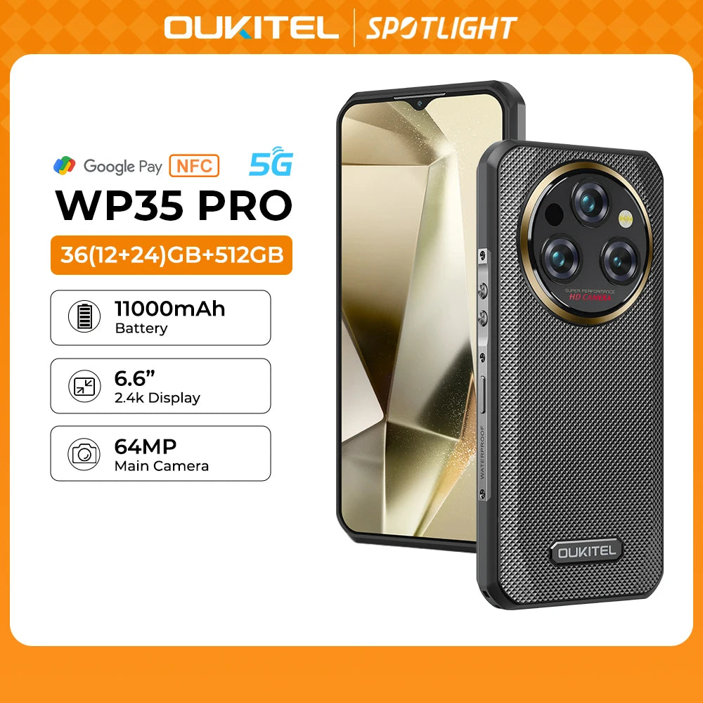 Oukitel WP35 PRO Smartphone robusto