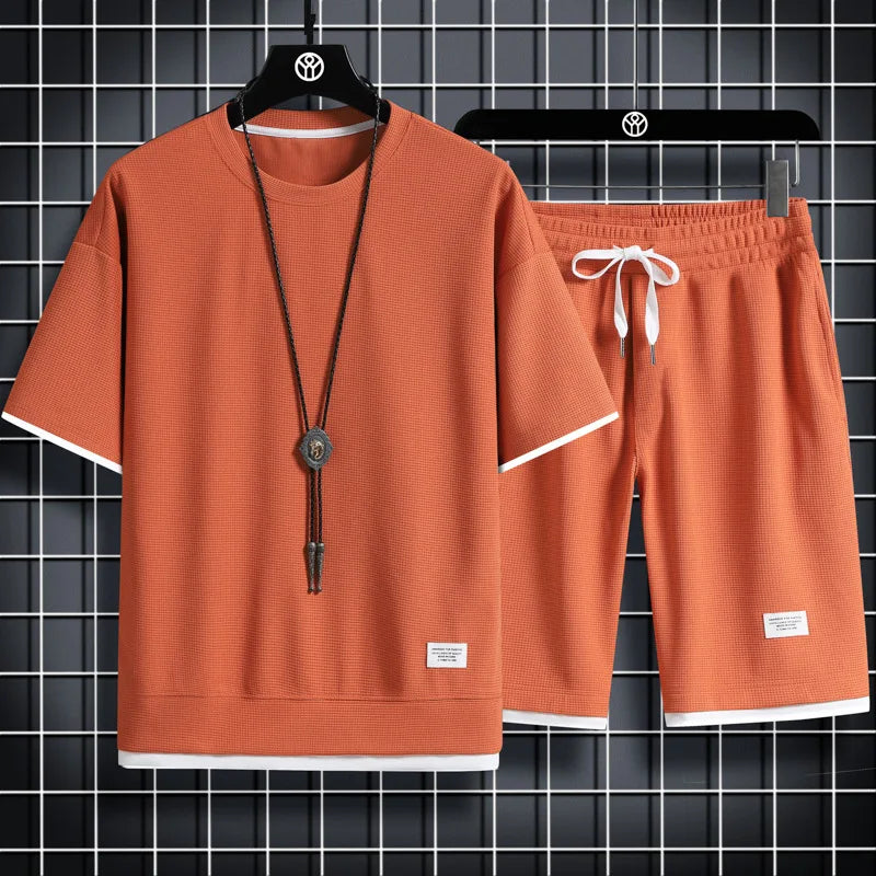 Conjunto Masculino de 2 Peças para Treino, Ginásio e Lazer