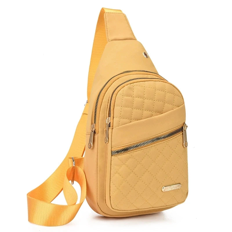 Bolsa tiracolo acolchoada