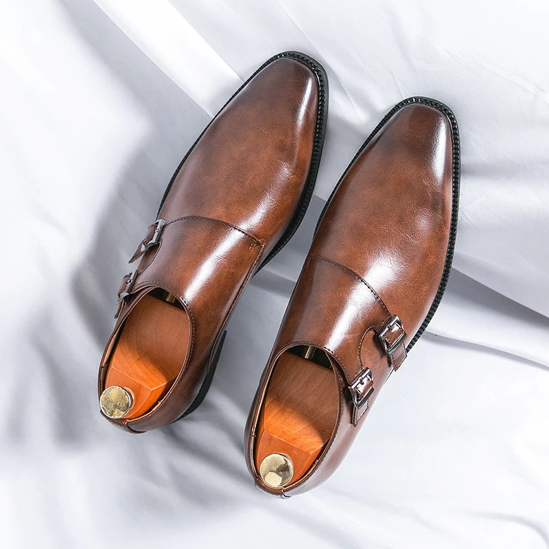 Sapatos de couro genuíno