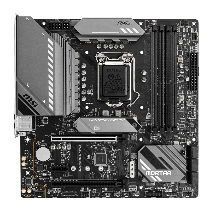 Placa-Mãe MSI MAG B560M MORTAR — Intel B560, LGA 1200, DDR4 e Micro-ATX