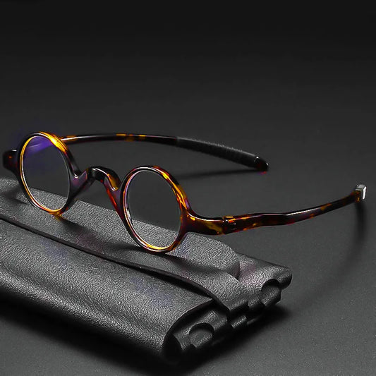 Óculos de leitura redondos