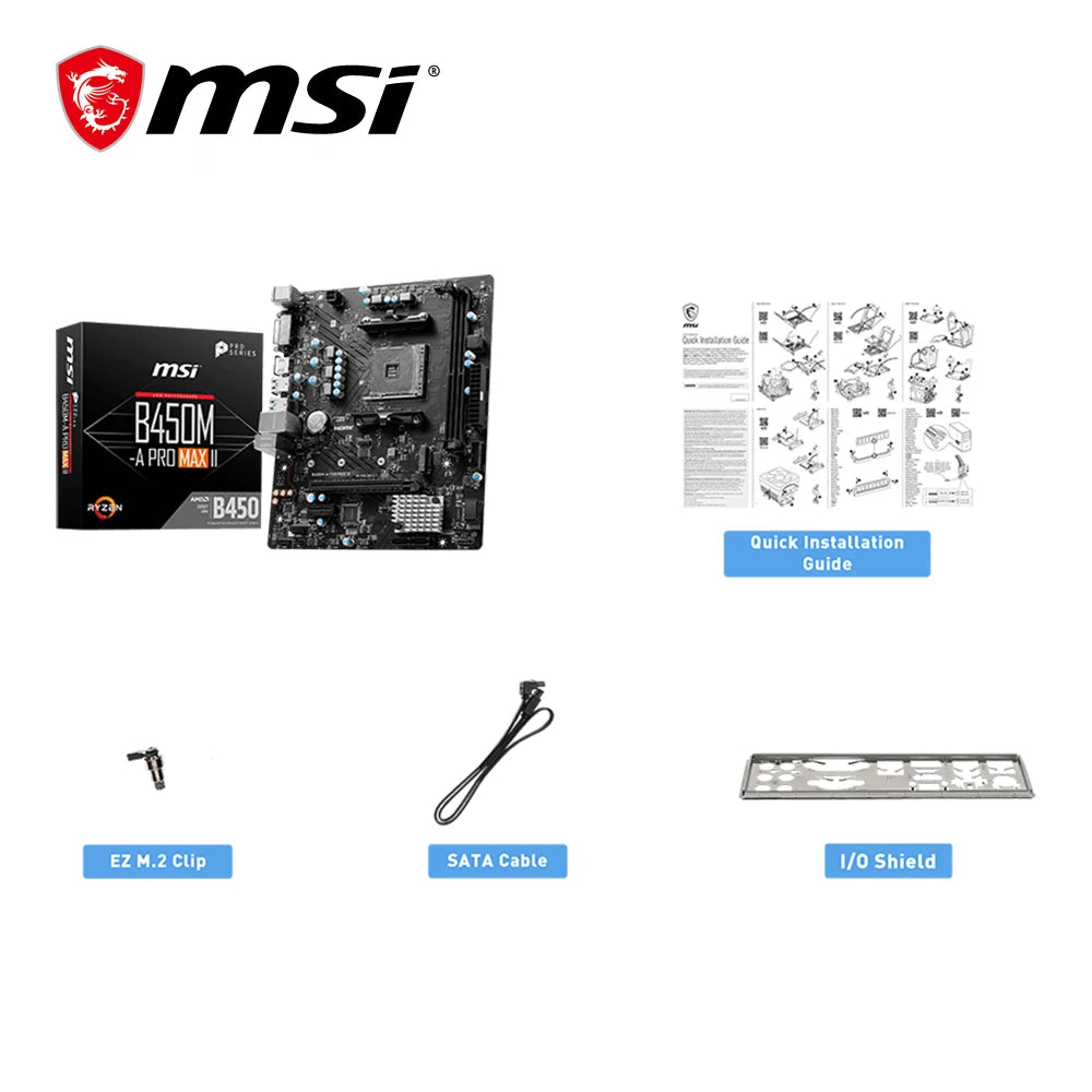 MSI-Placa-mãe Dual-Channel, M.2 SATAIII, USB 3.2, soquete de CPU R9