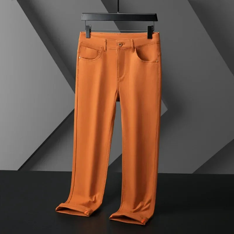 Calça jeans elástica casual
