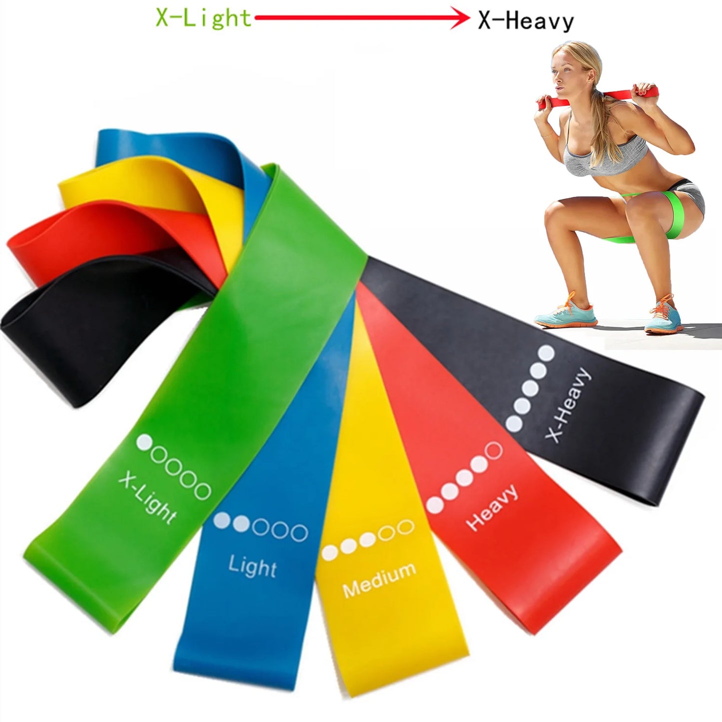 Conjunto de bandas de resistência LINGPENG