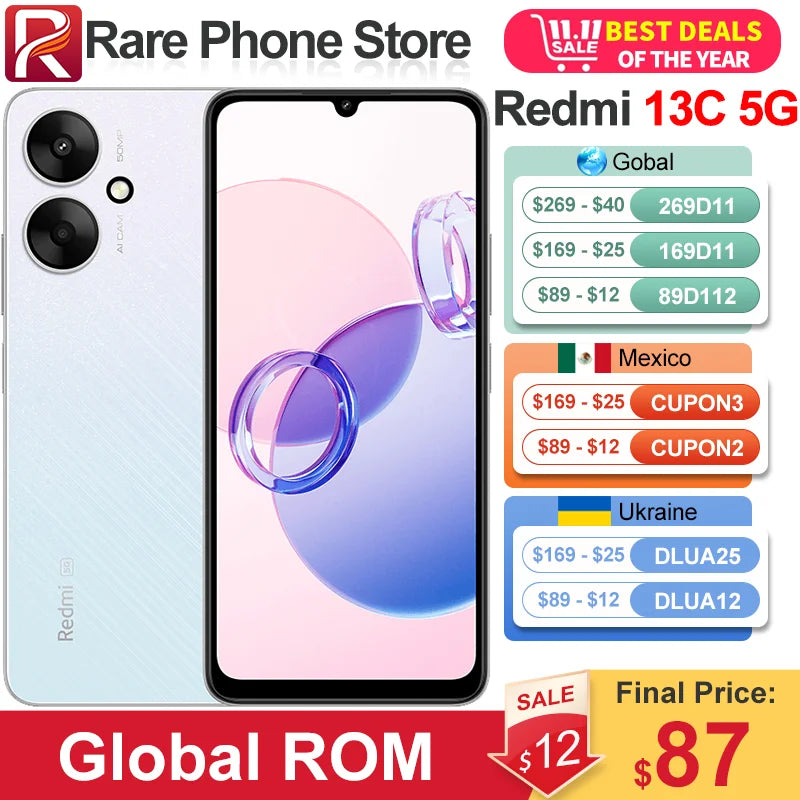 Redmi 13c 5g 128gb/256gb