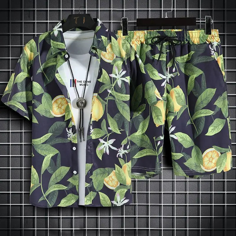 Fato de praia Havaiana e Shorts