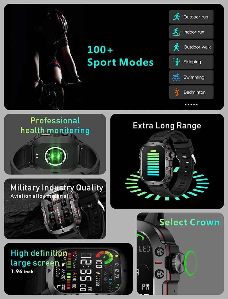 Smart Watch Abay Militar 2024.