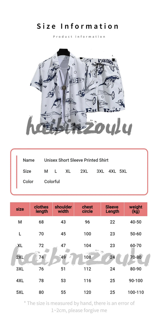 Conjunto tropical estampada