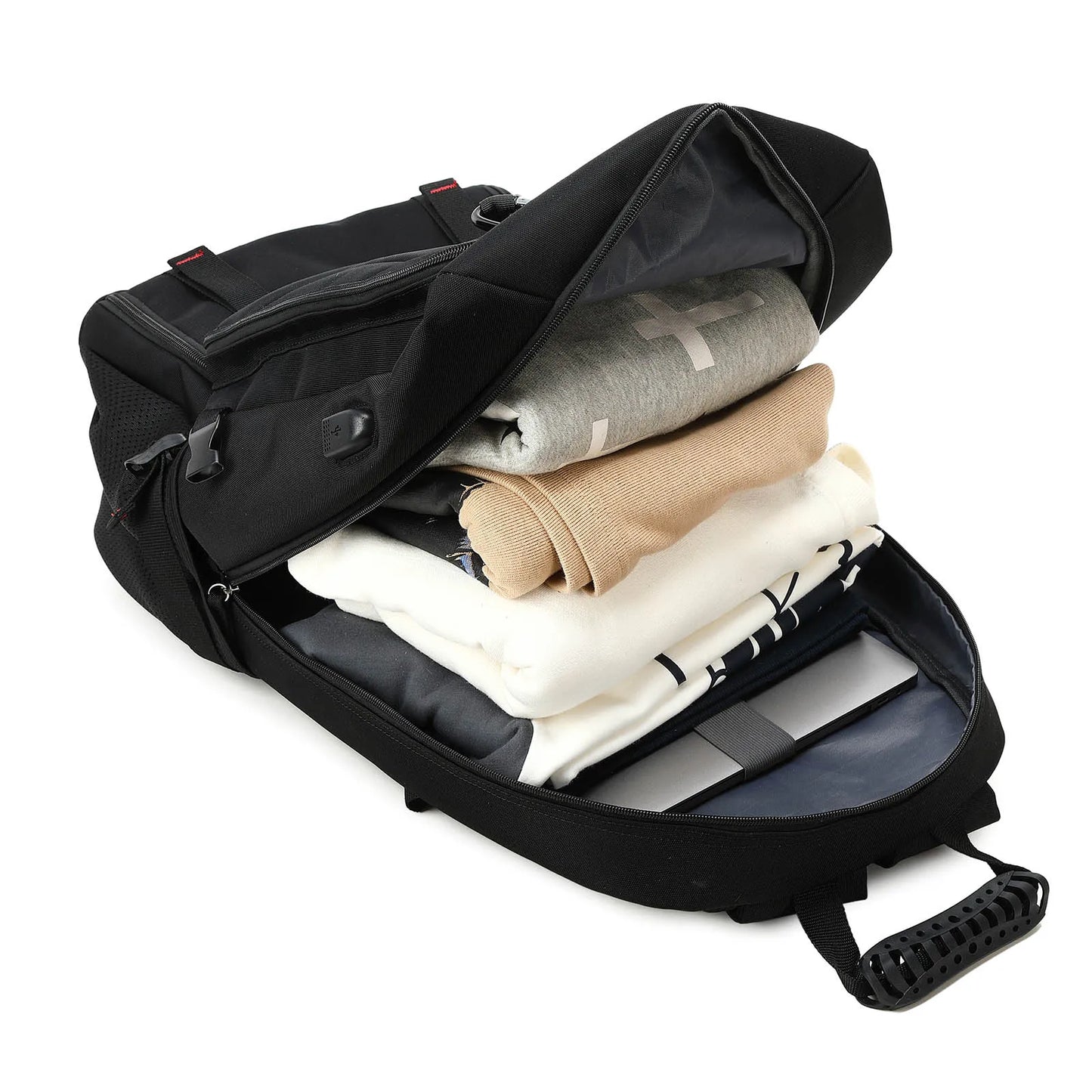 Mochila de viagem impermeável de 50L para caminhadas e campismo