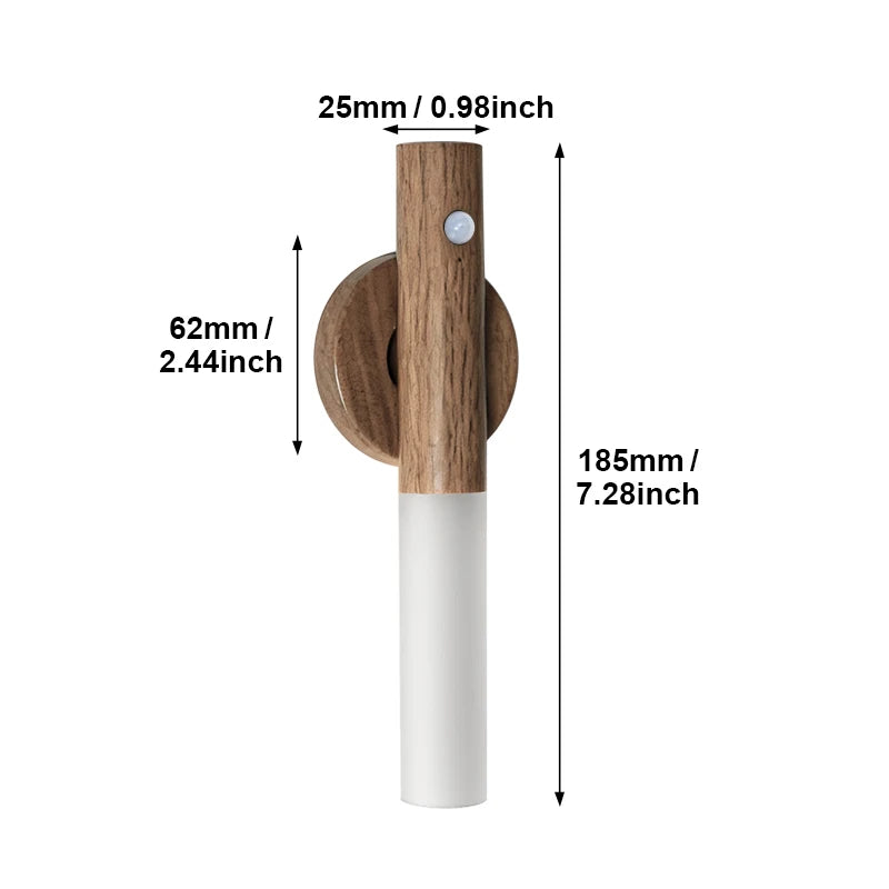 Luminária de parede LED inteligente com sensor de movimento