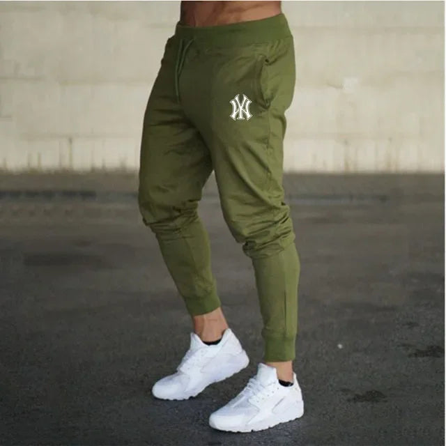 Calças casuais fitness moletom