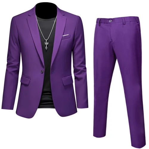 Ternos Monocromáticos Slim Fit