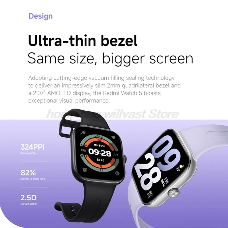 Smartwatch Versão global Xiaomi Redmi Watch 5