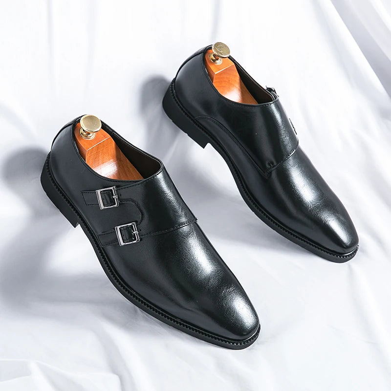 Sapatos de couro genuíno
