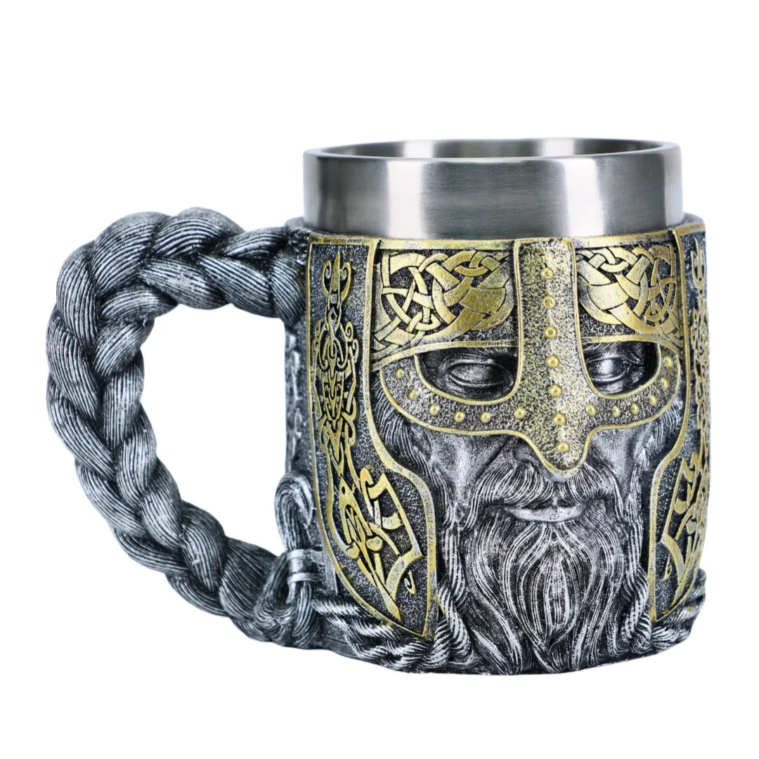 Canecas Valhalla viking aço inoxidável nórdico
