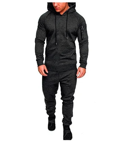 Conjunto esportivo militar tático com capuz