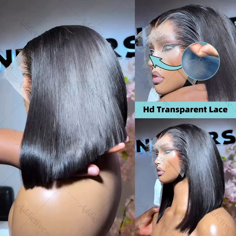 Perucas de cabelo humano de renda frontal