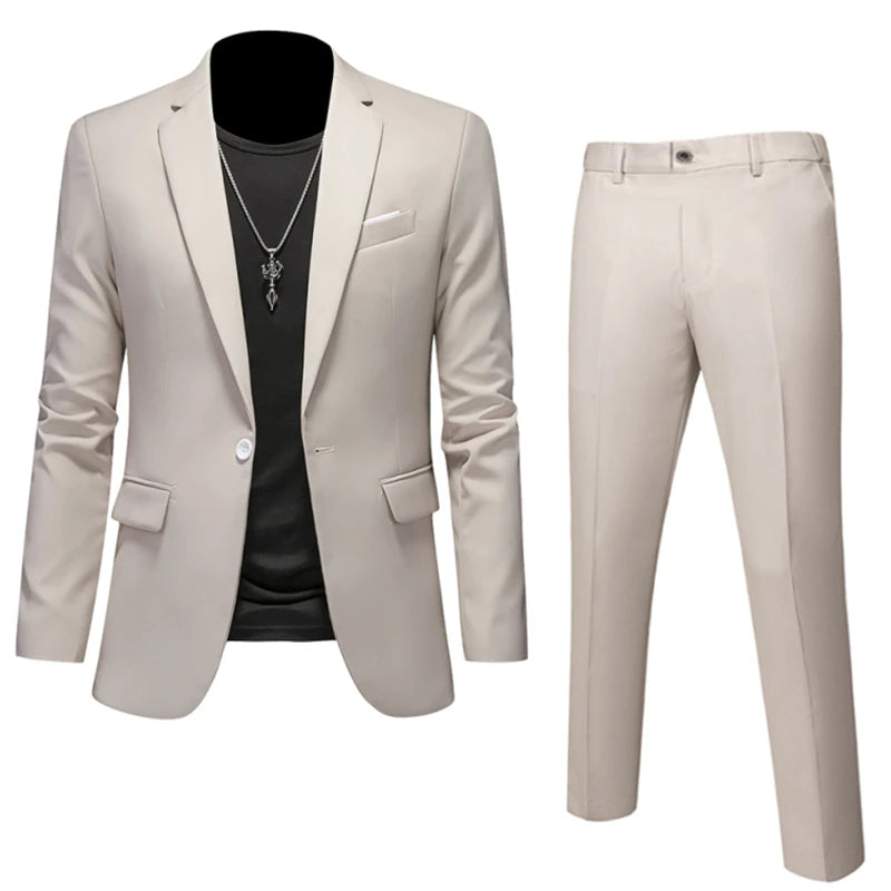 Ternos Monocromáticos Slim Fit