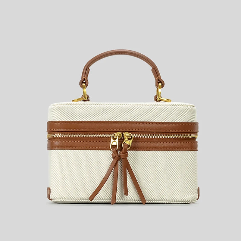 Bolsa lona grossa ombro crossbody casuais