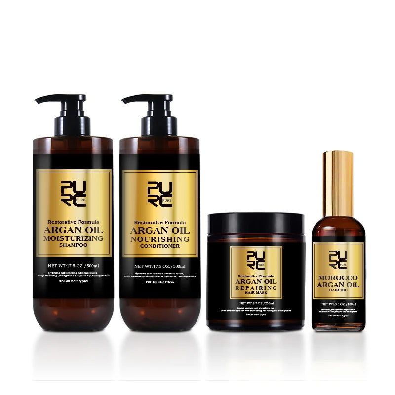 PURC - Shampoo e Condicionador com Óleo de Argan Marrocos
