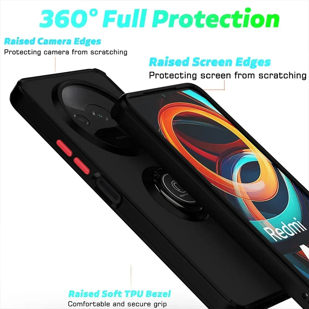 Capa para Redmi A3X com anel magnético