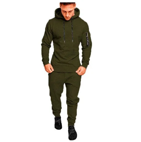 Conjunto esportivo militar tático com capuz